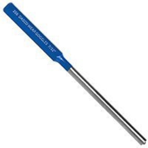 Dasco Pro DASCO PRO 253-0 Roll Pin Punch, 1/8 in Tip, 4 in L, Steel 253-0